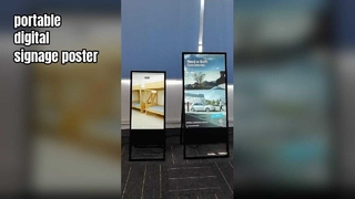portable digital signage poster
